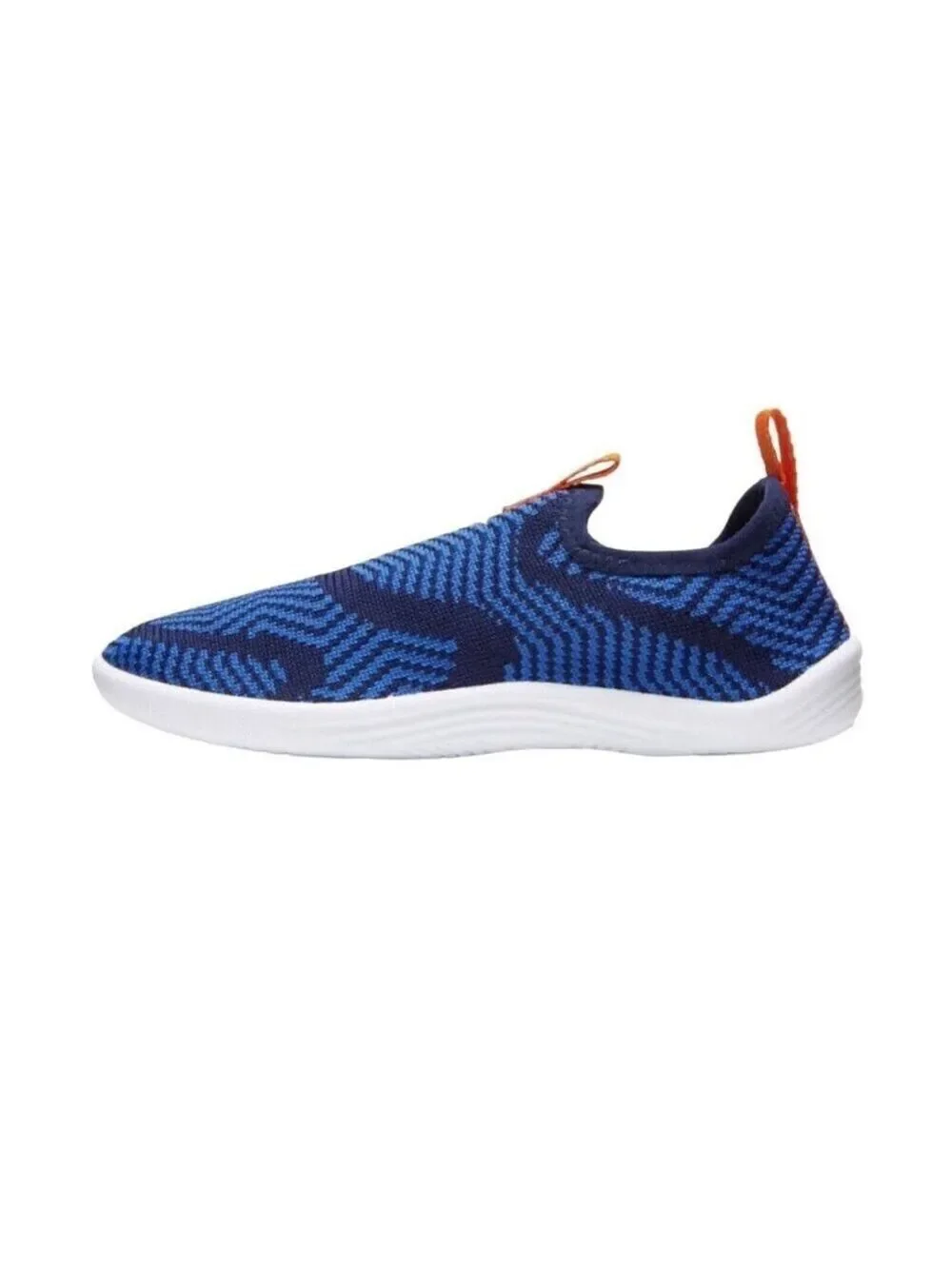 Speedo Junior Surfwalker Water Shoes M 2-3 Blue/Orange Lightweight Swim Beach